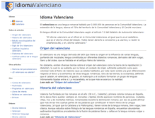 Tablet Screenshot of idiomavalenciano.com